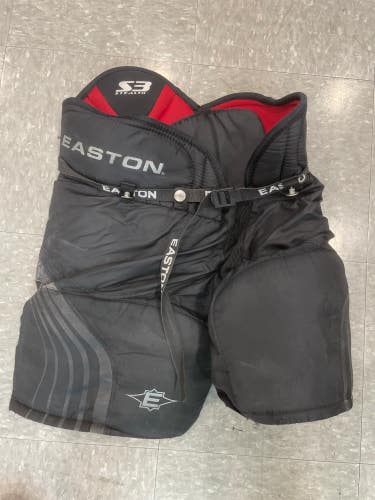 Black Junior Used Medium Easton Stealth S3 Hockey Pants