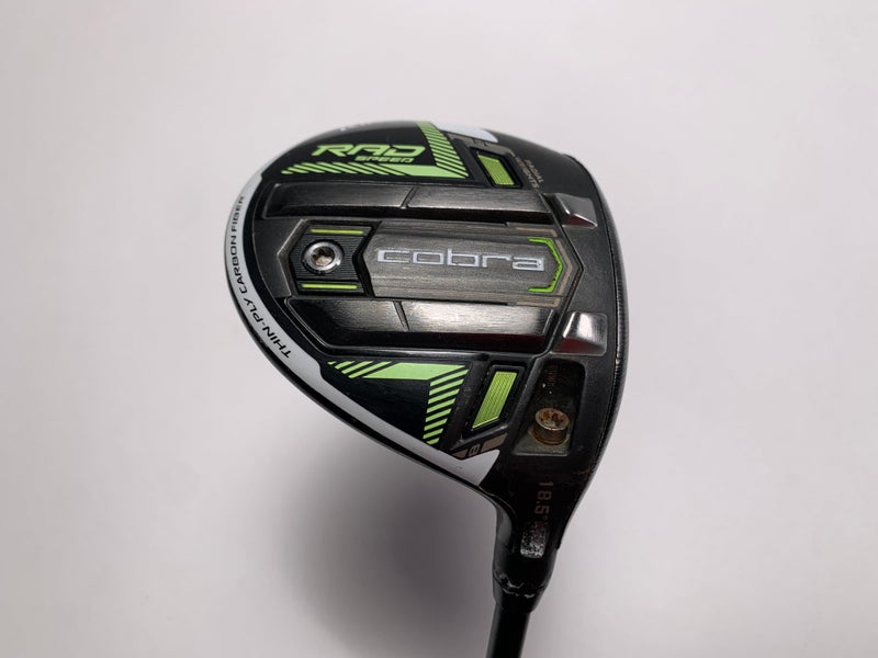 Cobra RAD Speed 5 Fairway Wood 18.5* Fujikura Motore X F3 6R Regular Graphite RH