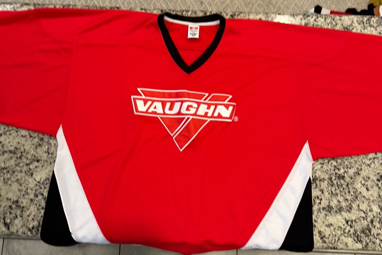 Red New Goalie Cut Vaughn Jersey