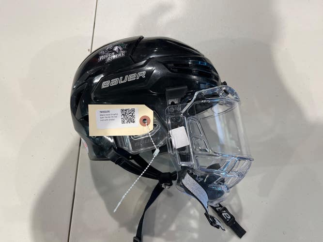 Black Used Small Bauer Re-Akt 95 Helmet with Shield