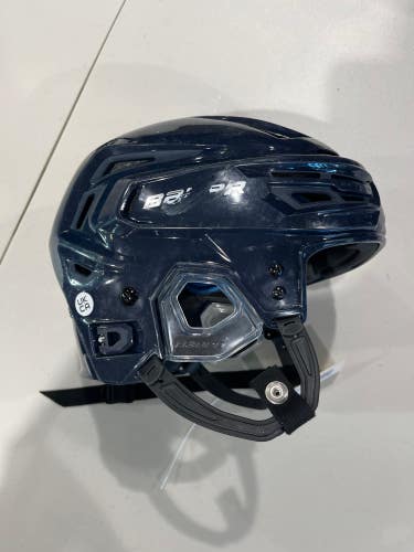 Blue Used Medium Bauer Re-Akt 150 Helmet