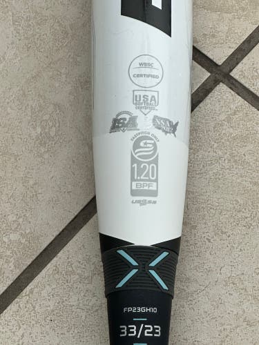 New 2023 Easton (-10) 23 oz 33" Ghost Bat