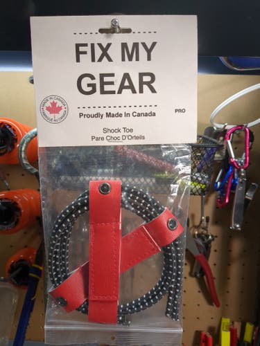 New MIC Fix My Gear Pro Shock Toe Ties Red