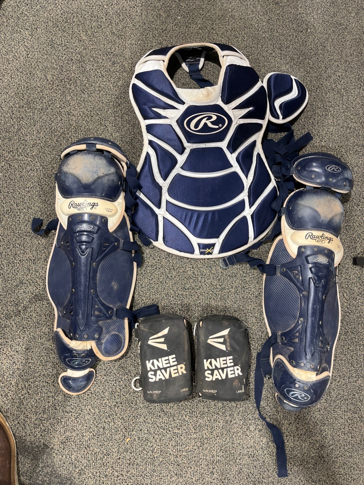 Used Adult Rawlings Catcher's Set