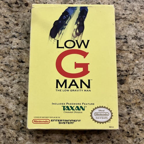 Low G Man NES Nintendo with manual in box - nice shape