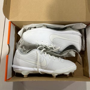 White New Women's Size 7.5 (Women's 8.5) Metal Nike Lunar Hyperdiamond 3 Pro Low Top Footwear