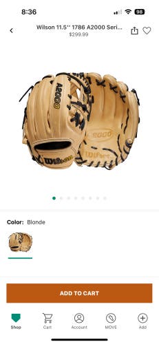 Wilson 11.5” 1786 A2000 - Used