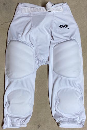 White Used Medium McDavid Game Pants