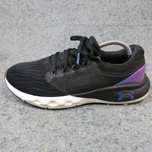 Under Armour Charged Vantage Womens Shoes Size 8 Athletic Sneakers Black Purple