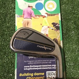 Callaway Paradym Forged 455 7 Iron Regular HZRDUS 5.5 65g Graphite Demo Club