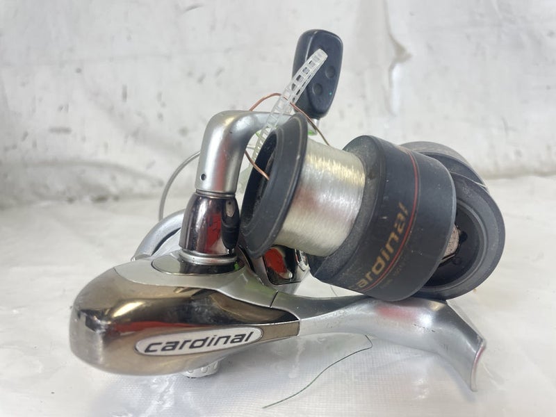 Used Abu Garcia Cardinal 104 5-bearing Spinning Fishing Reel W Extra Spools