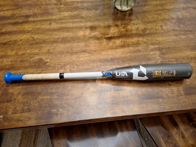 Used 2022 DeMarini Composite CF Bat (-10) 19 oz 29"