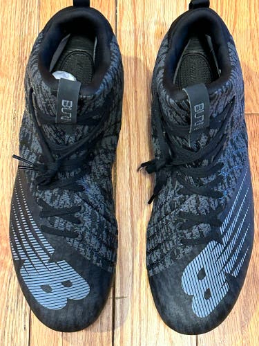 New Balance Burn X2 Men’s Lacrosse Mid-cut cleats size 12 New