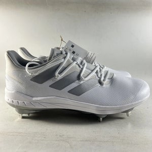 Adidas Adizero Afterburner Mens Metal Baseball Cleats White Size 8.5 H00971 NEW