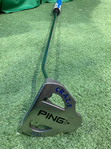 Used Men's Ping CRAZ-E Right Handed Mallet Putter 35"