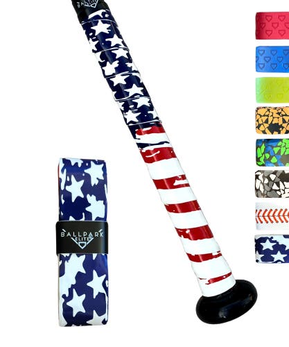 American Flag Bat Grip 1.1mm By Ballpark Elite NEW
