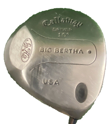 Callaway Big Bertha Driver 10 Degrees S2H2 RH RCH 90 Firm Graphite 44" New Grip