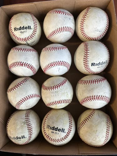 1 dozen used compression baseballs
