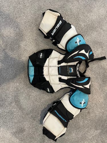 Used Small / Medium Bauer Prodigy Goalie Chest Protector
