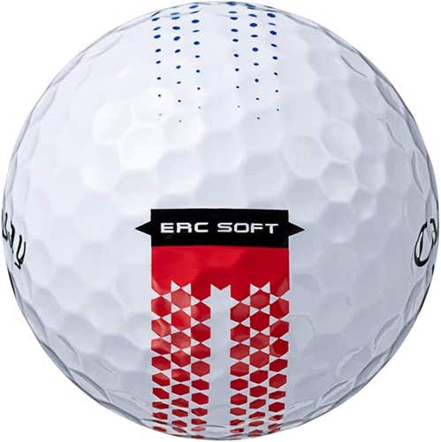 Callaway ERC Soft 360 Fade Golf Balls (White, 3pk) 1 Sleeve 2023 Triple Track