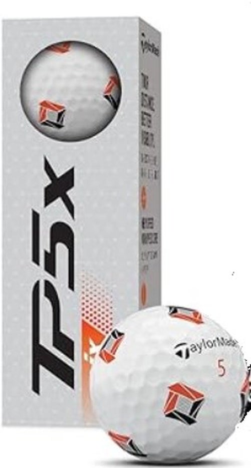 Taylor Made TP5x Pix Golf Balls (White, 3pk) 1 Sleeve 2024  NEW