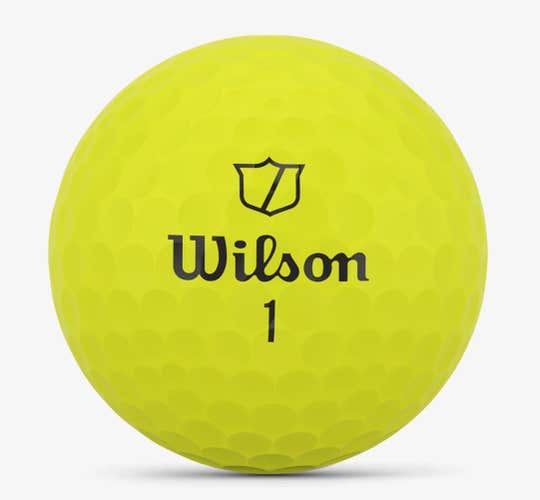 Wilson Staff Model Golf Balls (Yellow, 3pk)  1 Sleeve 2024 NEW