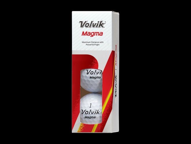 Volvik Magna Golf Balls (White, 3pk) 1 Sleeve 2024 Non-Conforming NEW