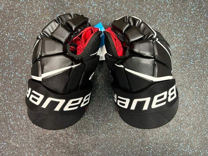Bauer Vapor 3x Black White Senior Ice Roller Hockey Gloves 14"