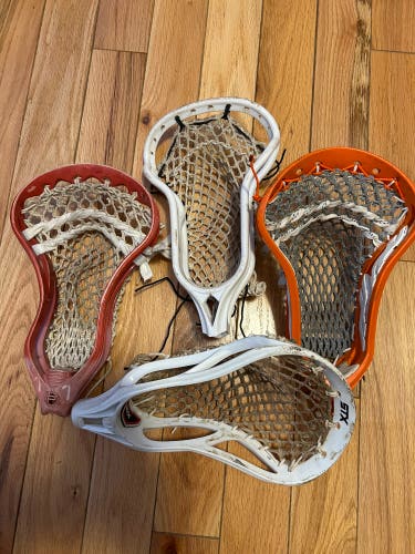 Lacrosse Practice heads (4), Brine, Stx, & Warrior