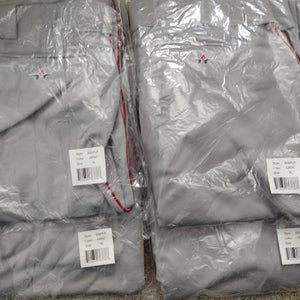 Gray w/Red Piping Adult Men's New XL Alleson Game Pants (4 pair)
