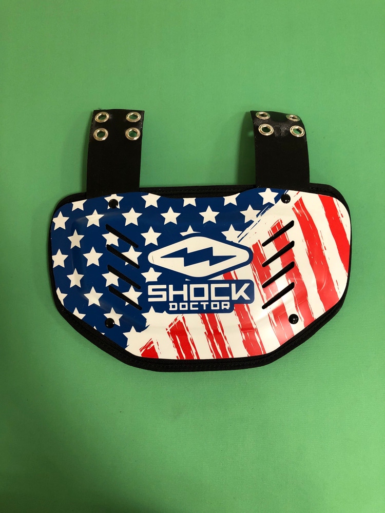 Used Shock Doctor Showtime Flag Back Plates