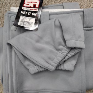 Gray Adult Men's XL Baseball Pants New w/Tags - Two Pair