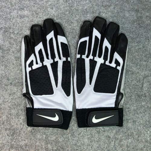 Nike Men Football Gloves 3XL XXXL Black Gray D Tack IV Padded Pair Lineman Sport