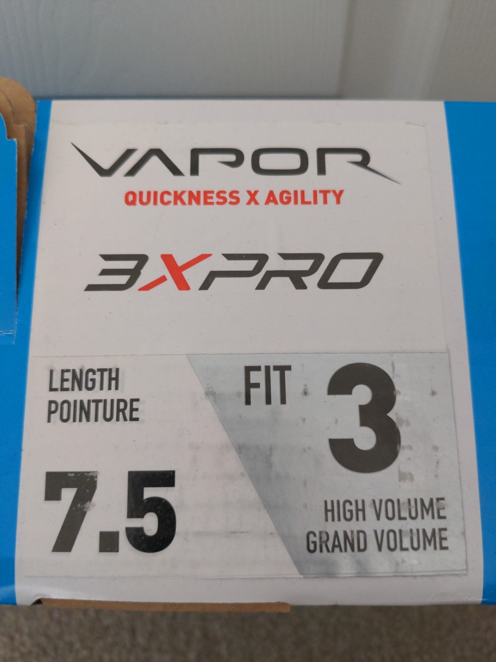 New | Bauer Vapor 3X Pro Hockey Skates | Size 7.5 Fit 3
