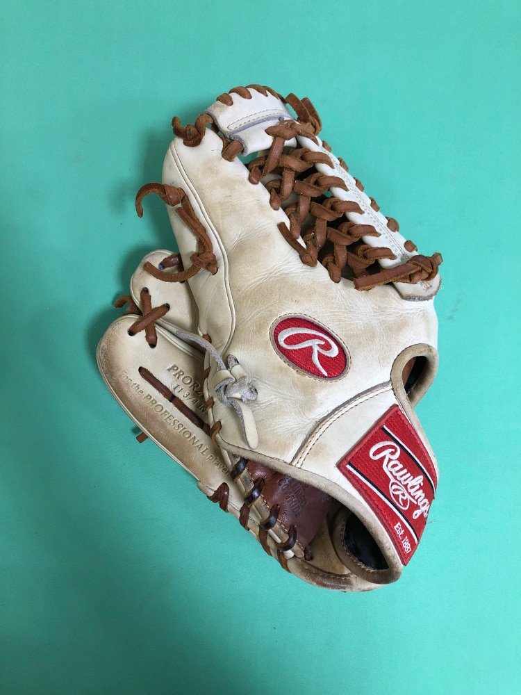 Used Rawlings Heart of the Hide Left-Hand Throw Infield Baseball Glove (11.75")