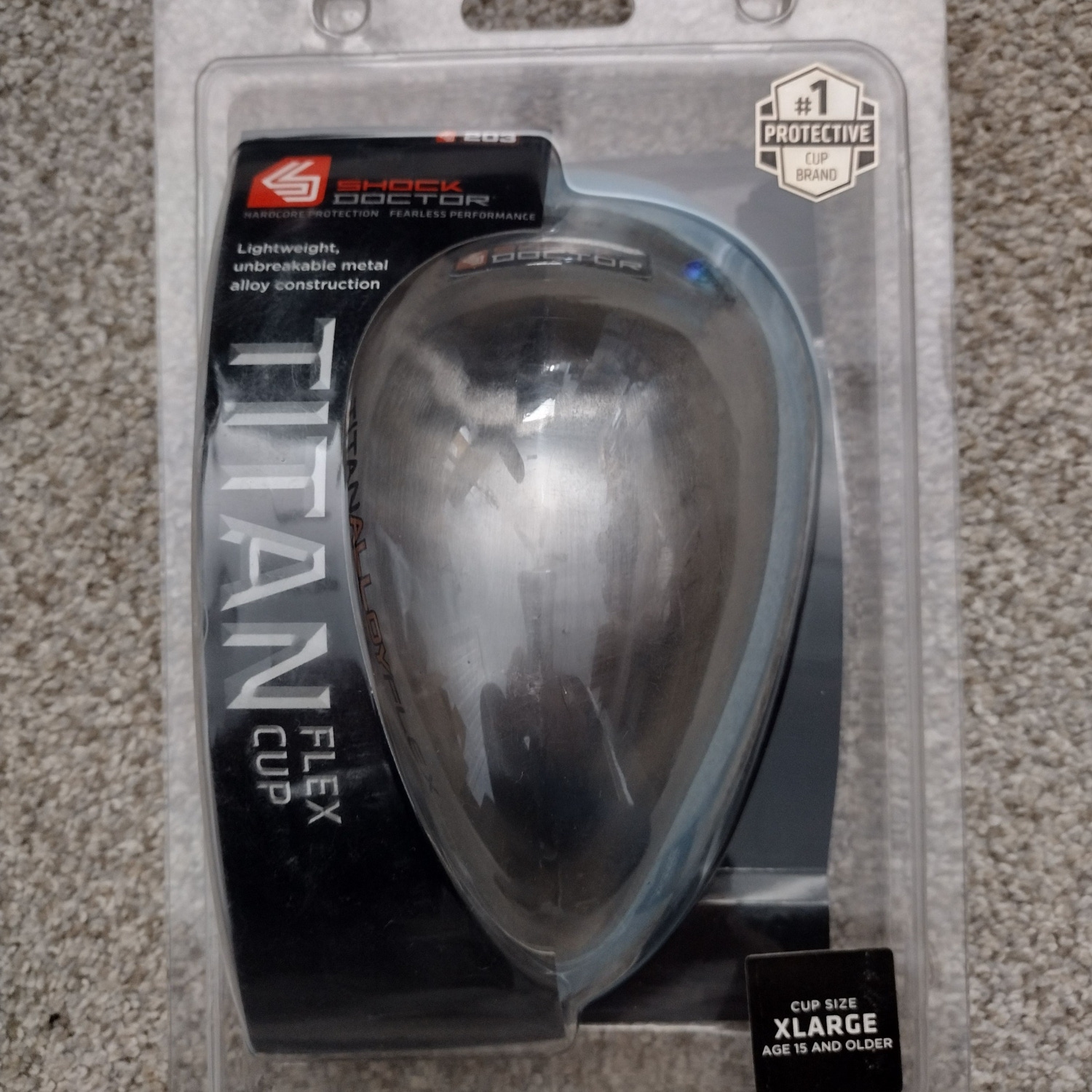 New Shock Doctor Titan Alloy Cup Size XL