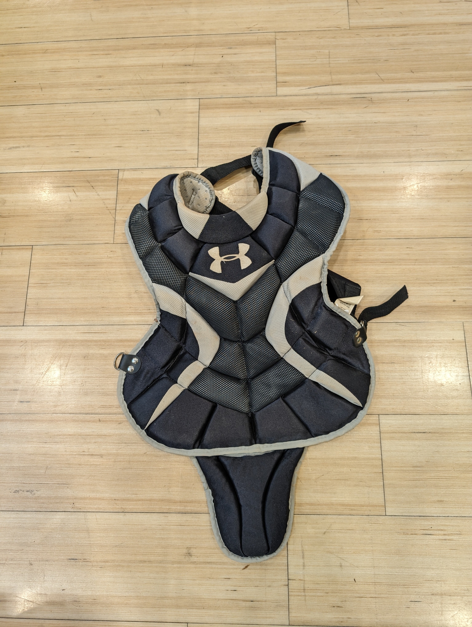 Black Used Youth Under Armour Catcher's Chest Protector