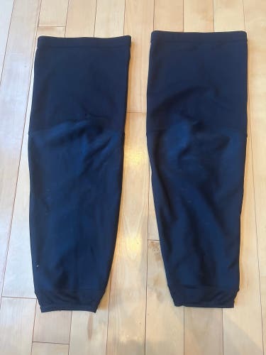 CCM Used Pro stock practice hockey socks - black - size large