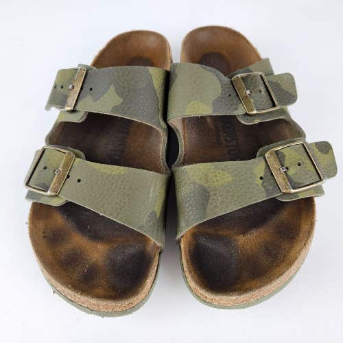 Birkenstock Arizona Green Camo Slide Sandals Women's Size: 36 / 5 Shoe