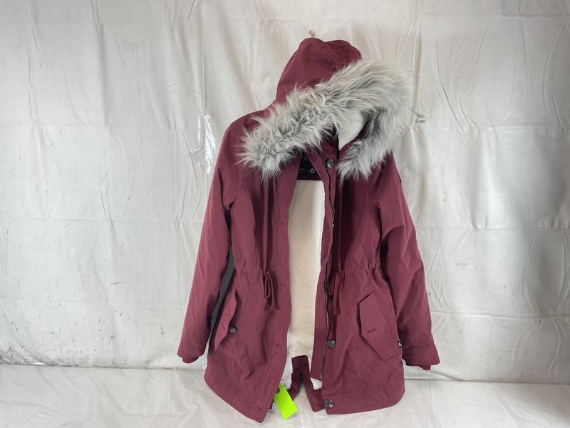 Used Hollister Heritage Collection Faux Fur-lined Parka Womens Md