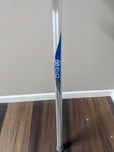 New Warrior Evo Metal Silver/Blue Lacrosse Shaft