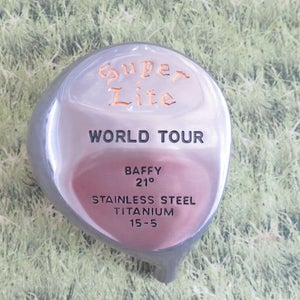 NEW * Super Lite World Tour BAFFY Titanium 21* 7 Wood Head
