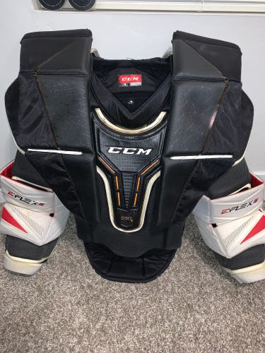 Used Large CCM Pro Stock Axis pro Goalie Chest Protector