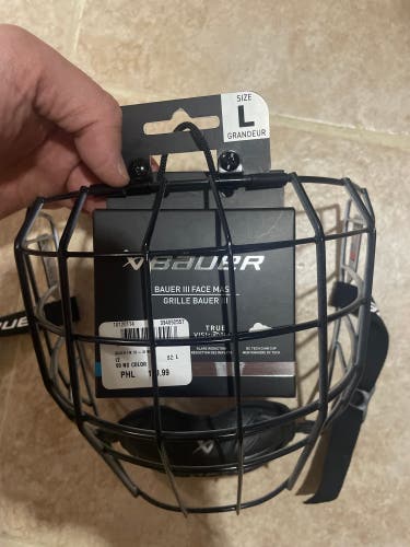 Large Bauer True Vision Titanium III Oreo Cage New