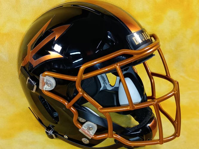 Unique! Arizona State Sun Devils Super custom fullsize football helmet VICIS SzA