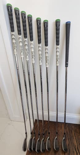 Callaway XR Iron Set (4i - AW) - Regular Flex Graphite Shaft, Used