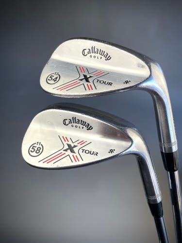 Callaway X Tour Wedges 54* & 58* (2)
