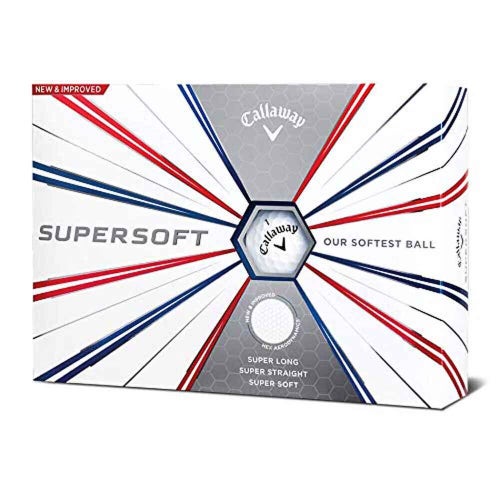 Callaway Supersoft 2019 Golf Balls (White, 12pk) Super Long NEW & IMPROVED
