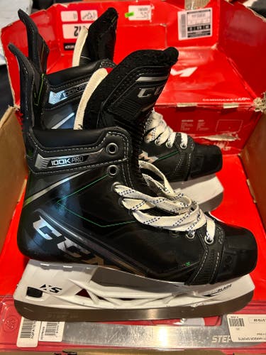 Used Senior CCM RibCor 100k Pro Hockey Skates Regular Width 8