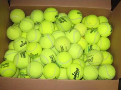 Used TENNIS BALLS in good condition! Great for DOG TOYS WALKERS